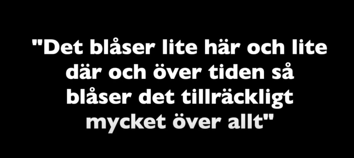 Det smartaste som kan ha sagts inom energipolitiken, någonsin!