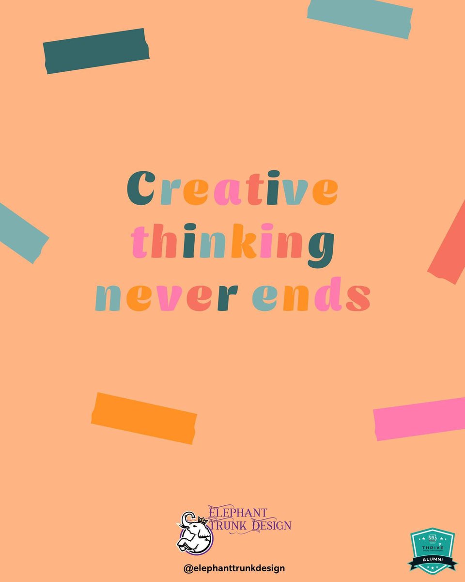 At Elephant Trunk Design, we embrace this mantra wholeheartedly. Because we understand that creativity isn't just a phase – it's a journey, a way of life, a constant exploration of possibilities. It's the driving force behind everything we do. 💭 #ElephantTrunkDesign #etdesign