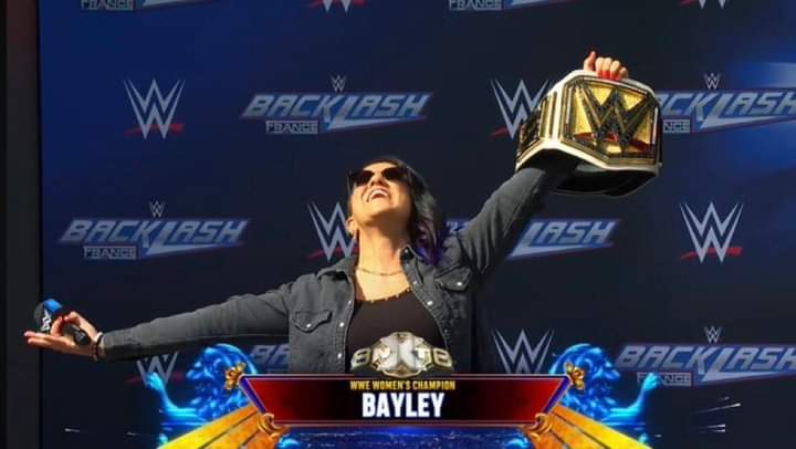 The #NXT Women's Champion Graphic For @itsBayleyWWE. The @itsBayleyWWE Disrespect Need To Be Stopped 😭 #WWEBacklash
