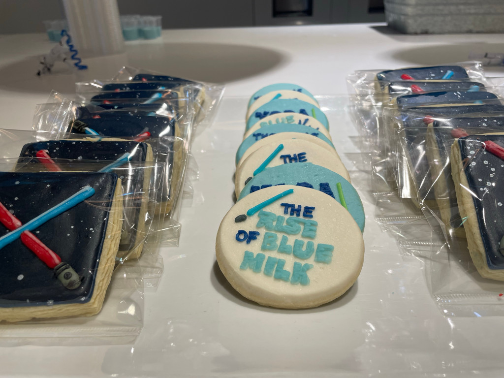 Galactic energy pulsed through DFA headquarters in Kansas City, Kan. yesterday during our #StarWarsDay celebration with our very own tasting of the new STAR WARS™ @TruMooMilk® Blue Milk. Share your own #StarWarsDay celebration photos with us! #TruMooBlueMilk #StarWars