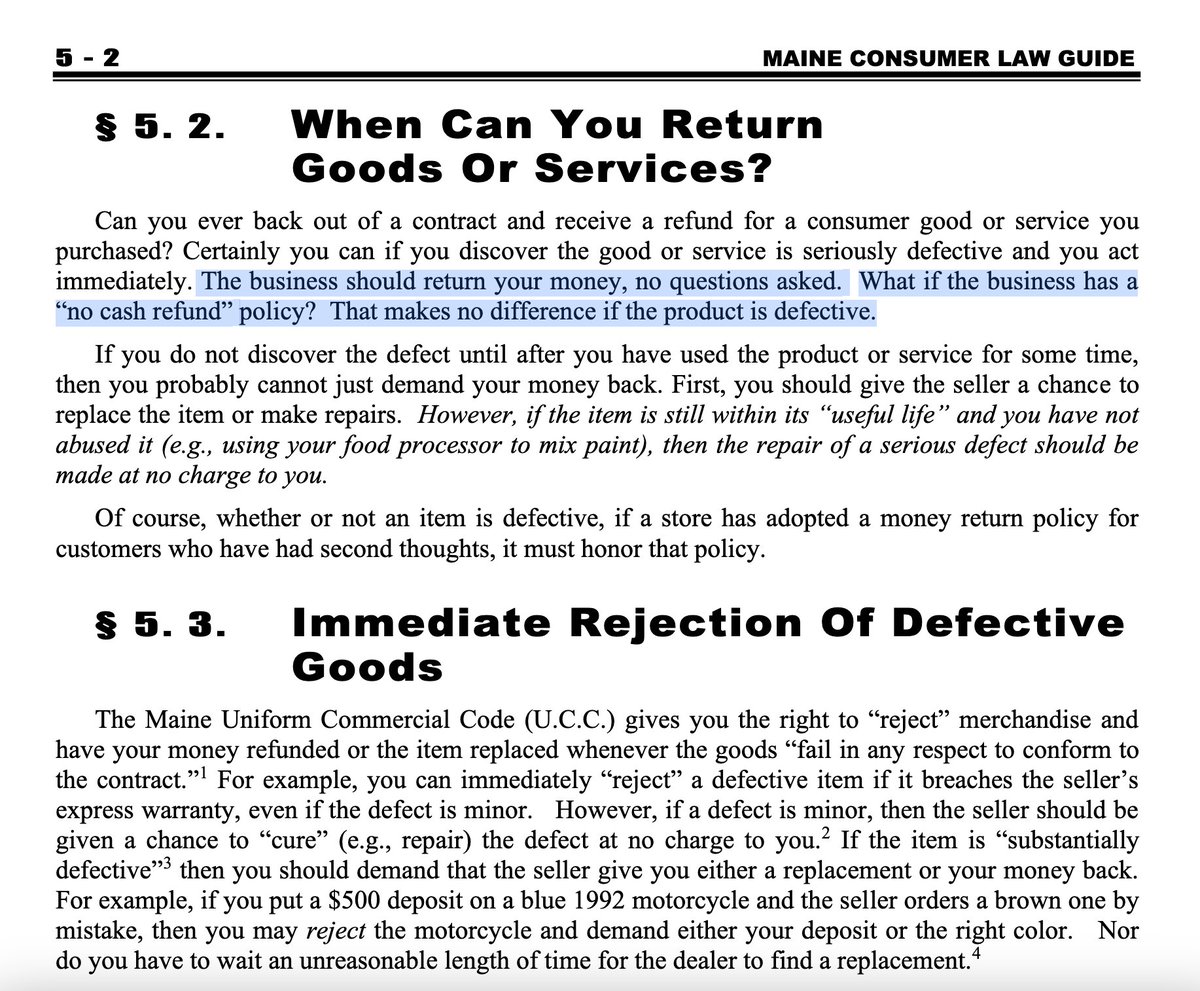 I'm not one to return things, but I got a DVD player for a friend at @GoodwillIntl several days ago and was told to keep the receipt in case it doesn't work. I couldn't get it to work, so I asked for a refund. The cashier refused, only offering store credit. That's illegal.