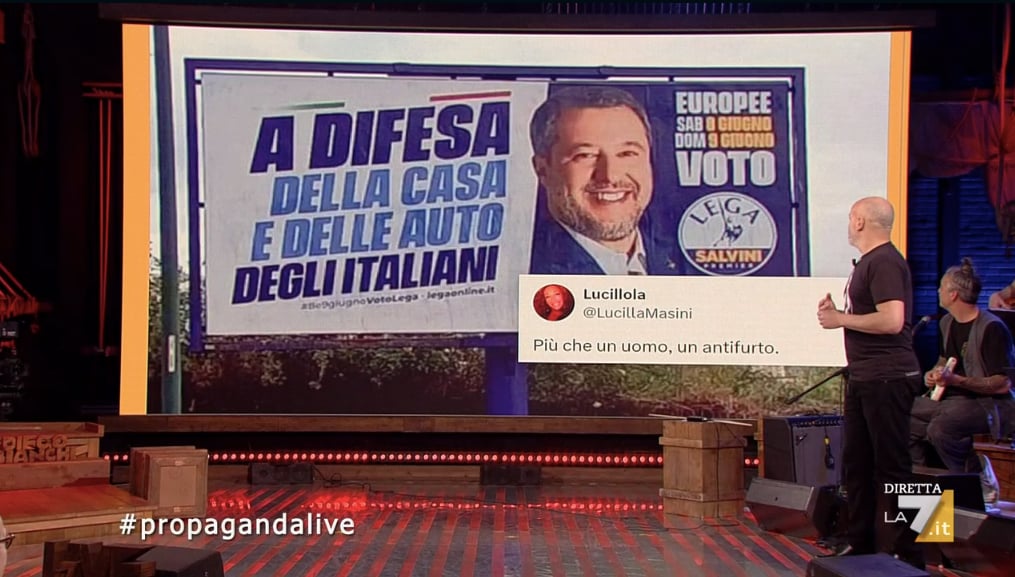 Grazie @welikeduel ❤️ #propagandalive #3maggio #4maggio #salvini #ElezioniEuropee2024 #europee