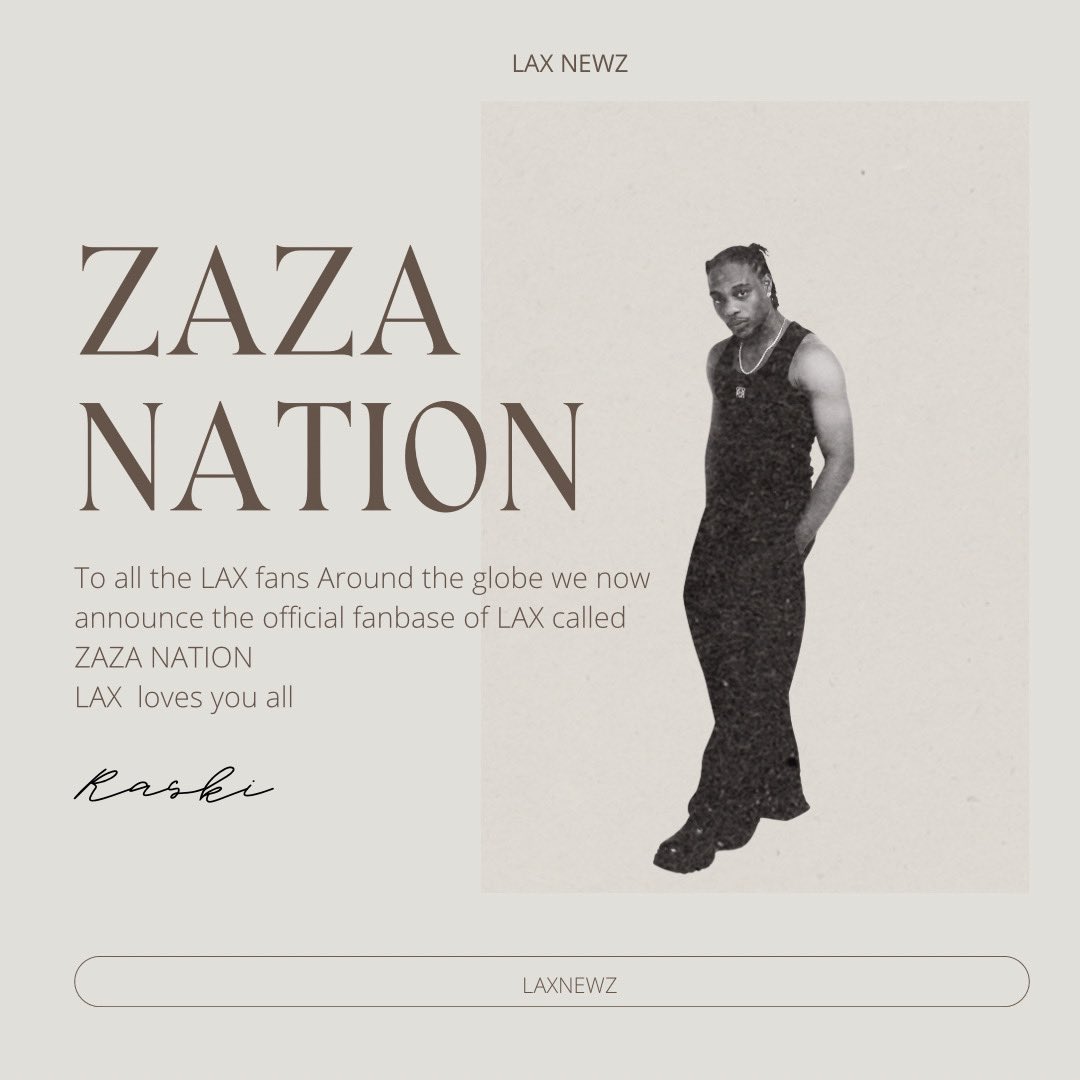 It’s official . ZAZA NATION. Who’s with me ??