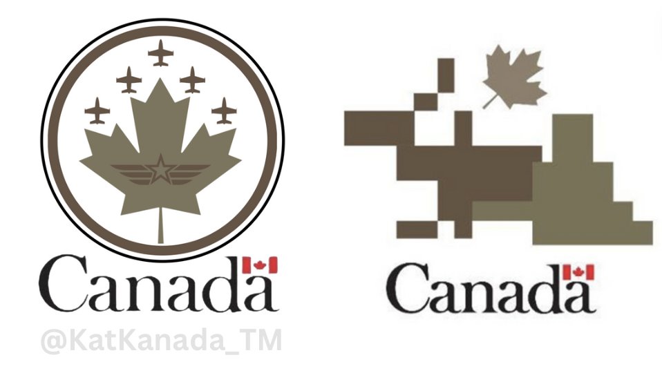 If the Canadian army wanted a new, more modern logo they coulda just called me LOL 3 minutes in my little app.