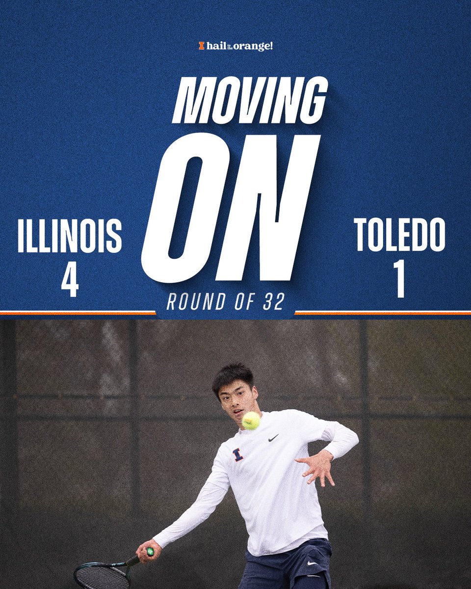 Survive and advance. We will go on to face either No. 5-seed Kentucky or Depaul tomorrow at 3 p.m. CT #Illini // #HTTO
