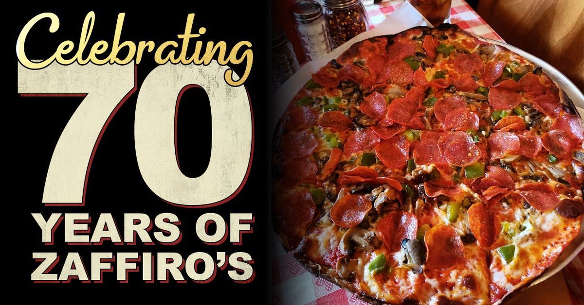 🍕 70 Years of Zaffiro’s 🍕

#Congratulations to the #familyowned #pizza destination of #BradyStreet! Since 1954, the Zaffiro family has been serving up delicious #thincrustpizza and other #Italian delights.

Celebrate 70 years of Zaffiro’s with us!
📍 1724 N Farwell Ave