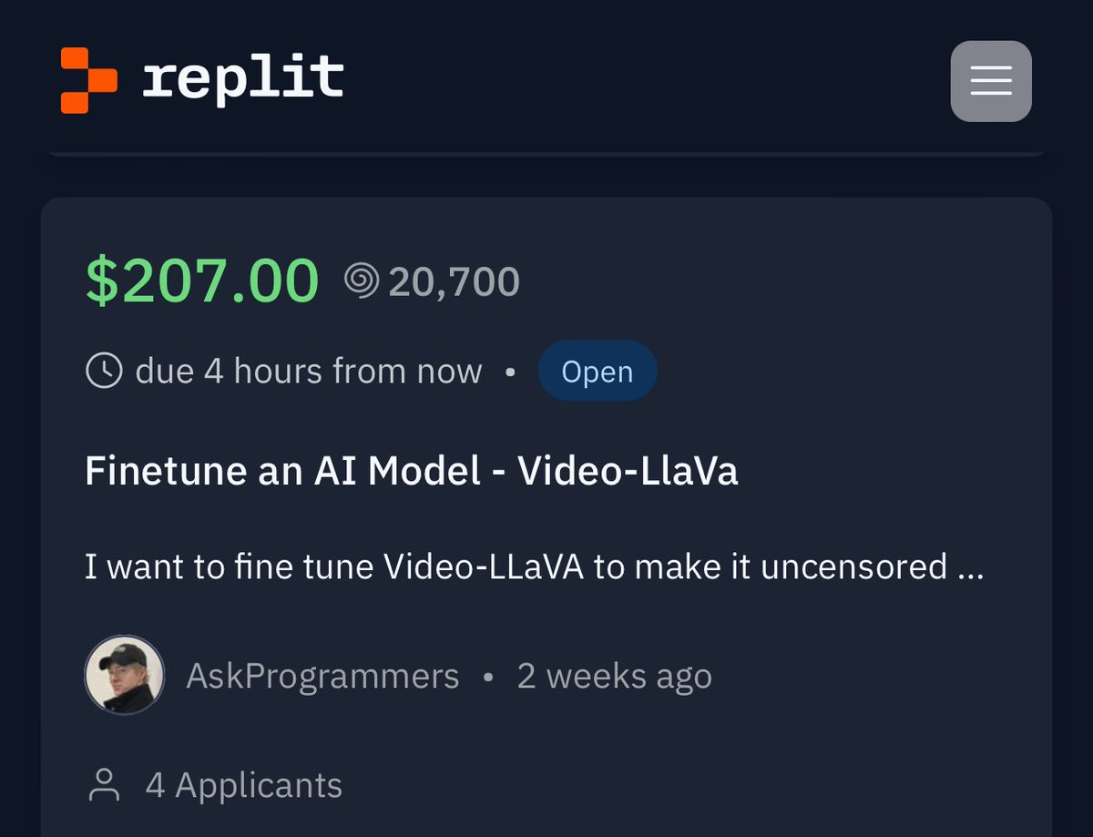 BTC > GPA

Assume AI disrupts academia. How do you now evaluate skills when hiring?

Perhaps crypto bounties.

Anyone can try them online. And if you successfully complete a bounty, it’s like a paid interview that proves valuable skills.

Here’s an example from @replit: