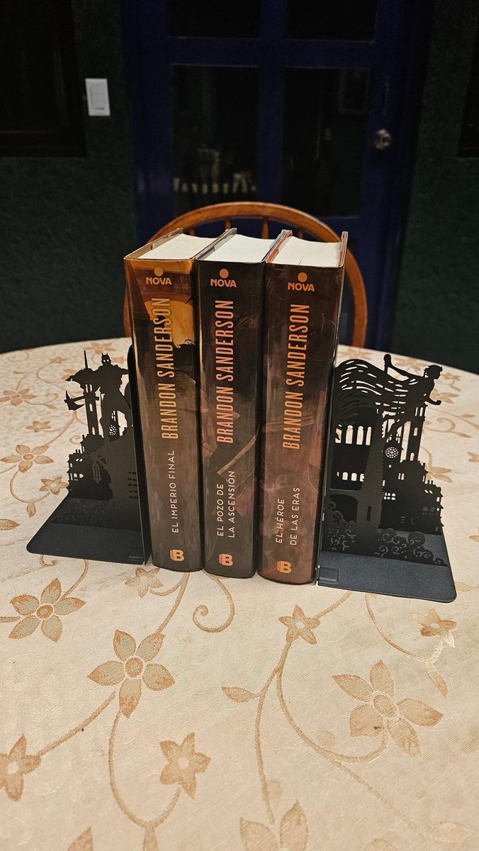 Hermosos mis bookends de mistborn :3 

#cosmere