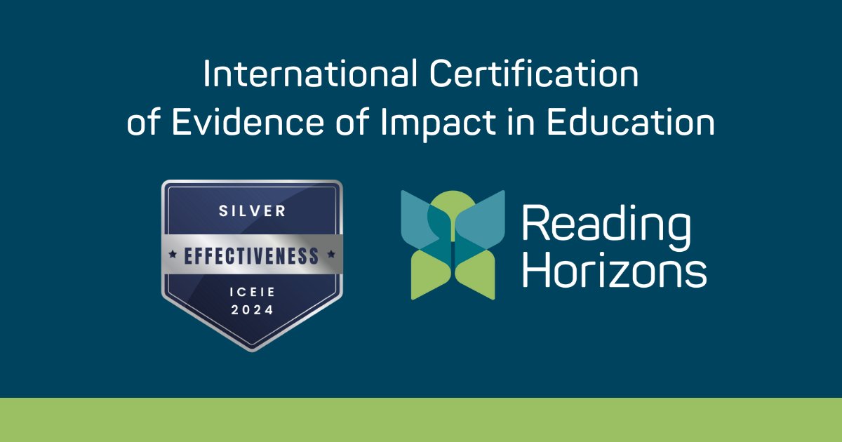 We are thrilled to receive this certification of effectiveness! 🎉 The proof is in the pudding, and really, classroom teachers are the main ingredient that helps every learner read proficiently. Thank you, ICEIE! drive.google.com/file/d/1uPWFMG…