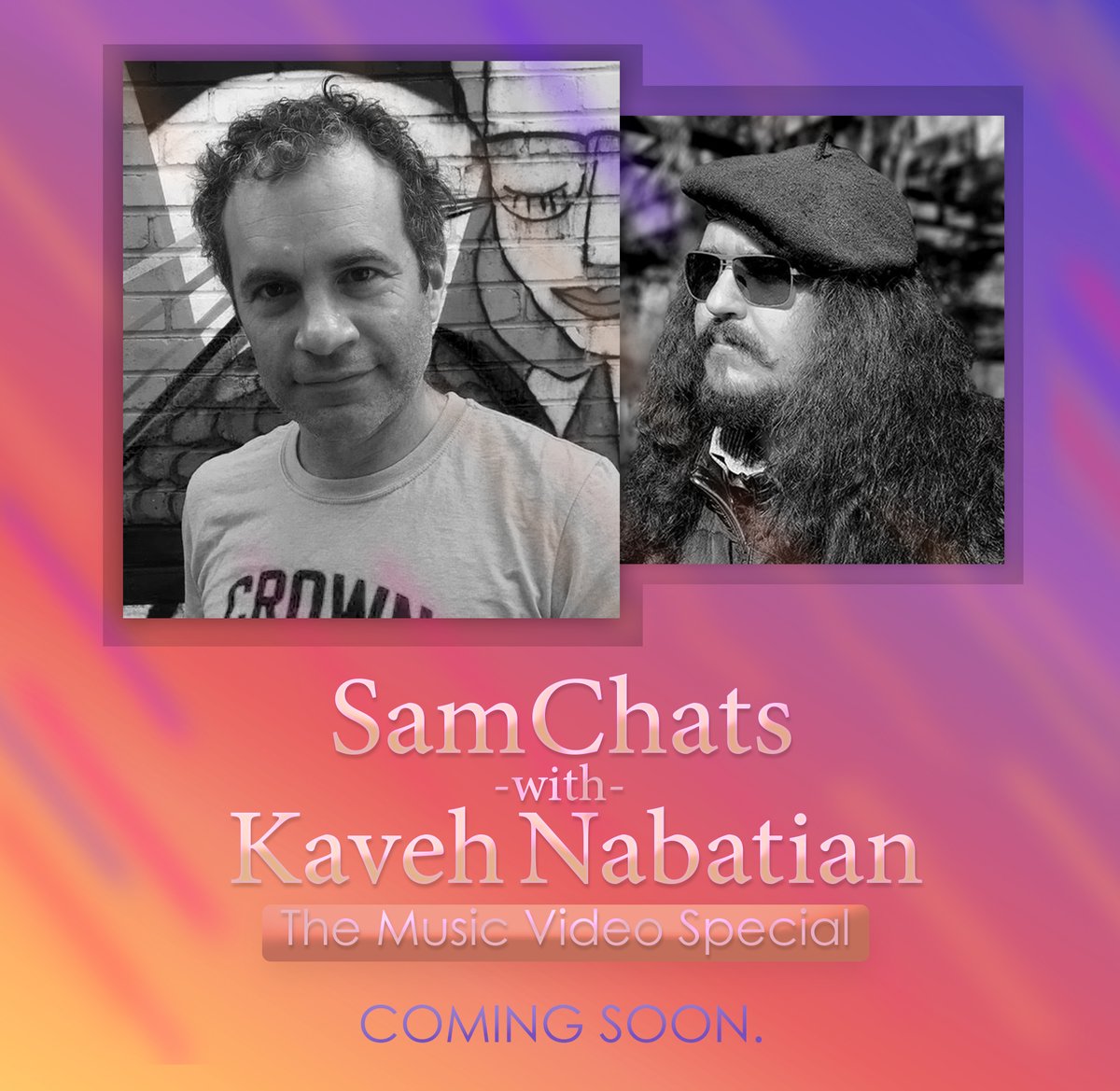 sam_chats's tweet photo. We are thrilled to be back with a brand new SamChats series; This time with "SamChats Podcast" on making music videos. SamChats with award winning filmmaker and musician, Kaveh Nabatian: Coming soon! https://t.co/JkafKelKFC