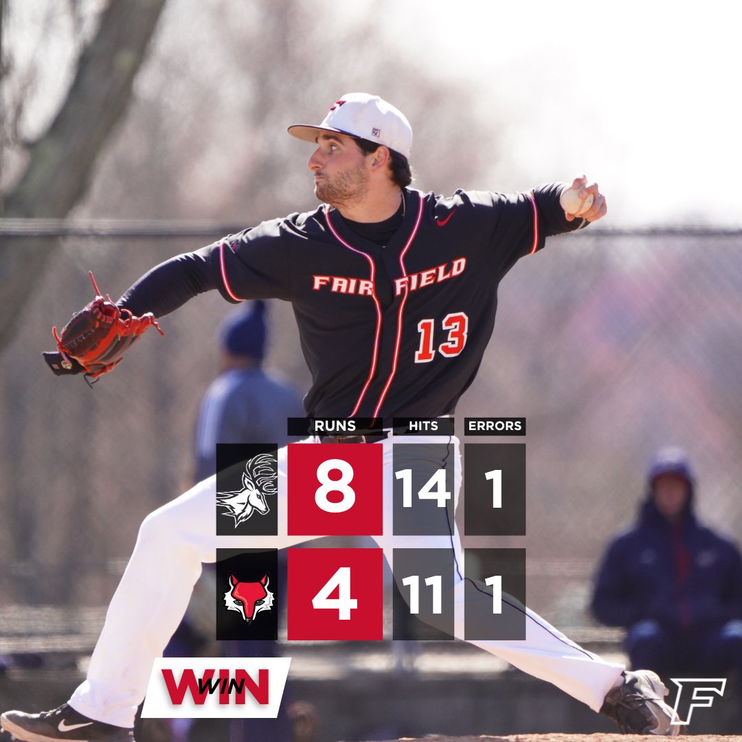 𝐒𝐓𝐀𝐆𝐒 𝐖𝐈𝐍 ‼️ Seven Stags tally RBI hits and the bullpen combines for seven scoreless as we open up the road trip with a W! 📰: fairfieldstags.com/news/2024/5/3/… #WeAreStags🤘