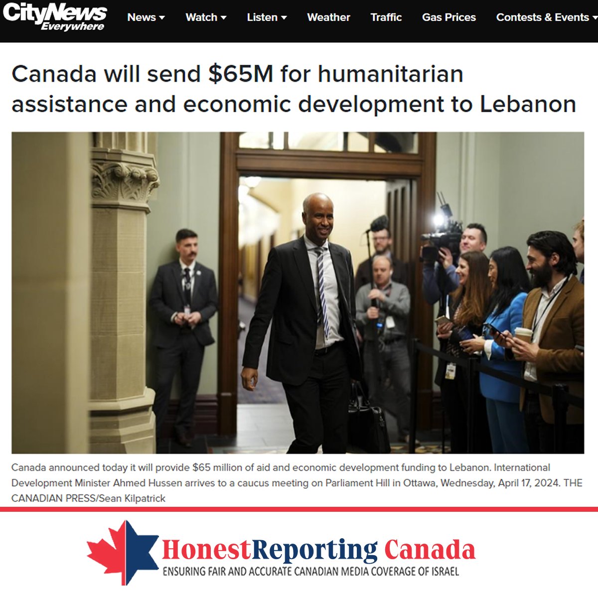 Hey @HonAhmedHussen, just wondering, will you call on Lebanese authorities to disarm & disband Hezbollah terrorists who have fired over 3,000 rockets at Israel in recent months? Shouldn't Canada's humanitarian assistance to Lebanon be conditional on Lebanon taking efforts to…