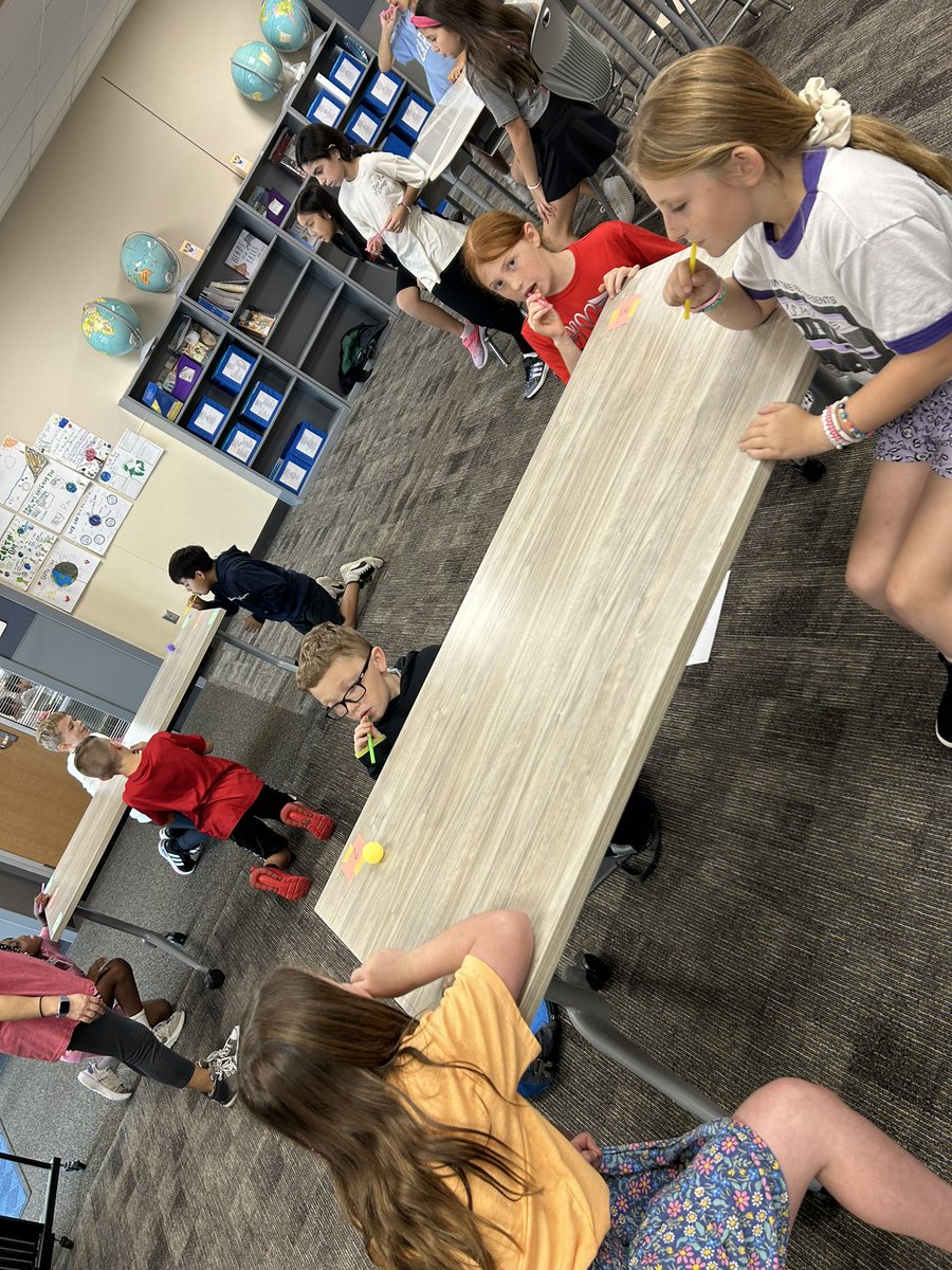We had so much fun with our forces investigation today! The chickens didn’t realize how hard it would be to control the ping pong ball using only air as a force! #4thGradeMagic #ScienceInvestigations #WeAreRennell
