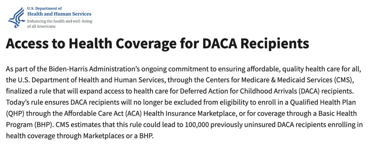 Healthcare is a RIGHT, not a privilege! Last June we pushed locally and nationally to expand healthcare access to immigrants. Today, the Biden admin just expanded access to DACA recipients for 100,000 people! We’re fighting for our communities and winning! #Coverage4All!