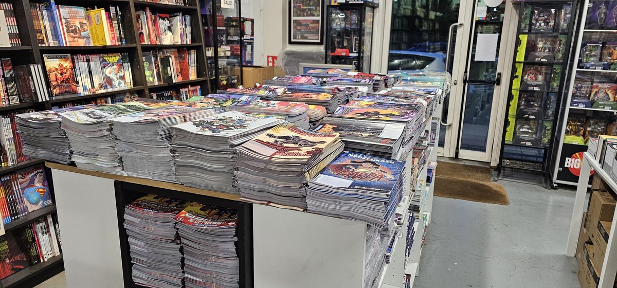 Everything is ready, thousands of FREE COMICS are out and ready to go!

See you all tomorrow at 10AM for FREE COMIC BOOK DAY 2024 in our shop <a href="/DundrumTC/">Dundrum Town Centre</a>!