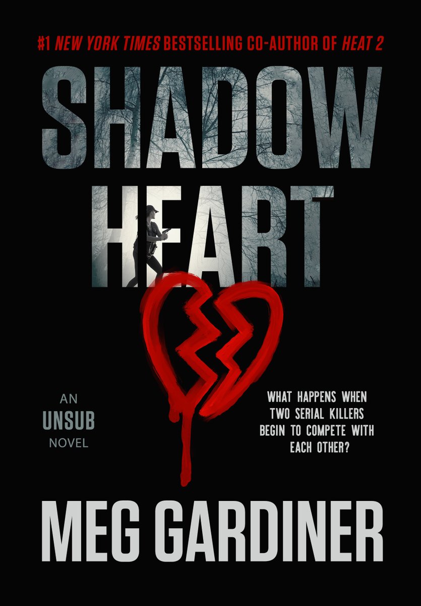 What happens when two serial killers begin to compete with each other? From @MegGardiner1, #1 New York Times bestselling co-author of HEAT 2 comes SHADOWHEART. This book is so incredible and reminded me of RED DRAGON and THE SILENCE OF THE LAMBS.