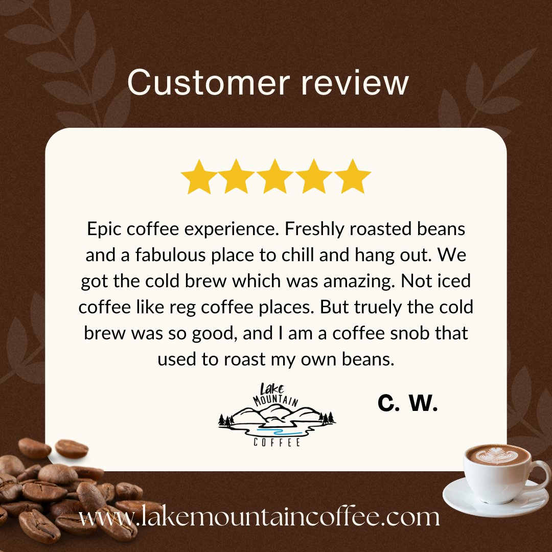 Thank you for your amazing review and for choosing our coffeehouse!🔥

#thankyou