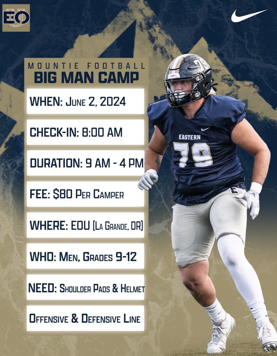 Thank you @wadegreen12 For The camp invite really excited @CVjagsfootball @EouFootball @CoachHull_ @CoachGehrts