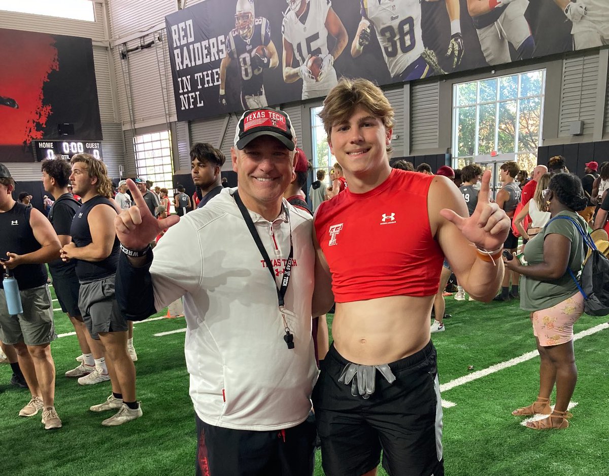 Congrats to #TexasTech signee Adam Hill (@AdamHill_5) who earned a silver medal at the 2A UIL Track Meet with a 53-.25 shot put! Hill will run in the 110m hurdles and the 200m hurdles this evening!