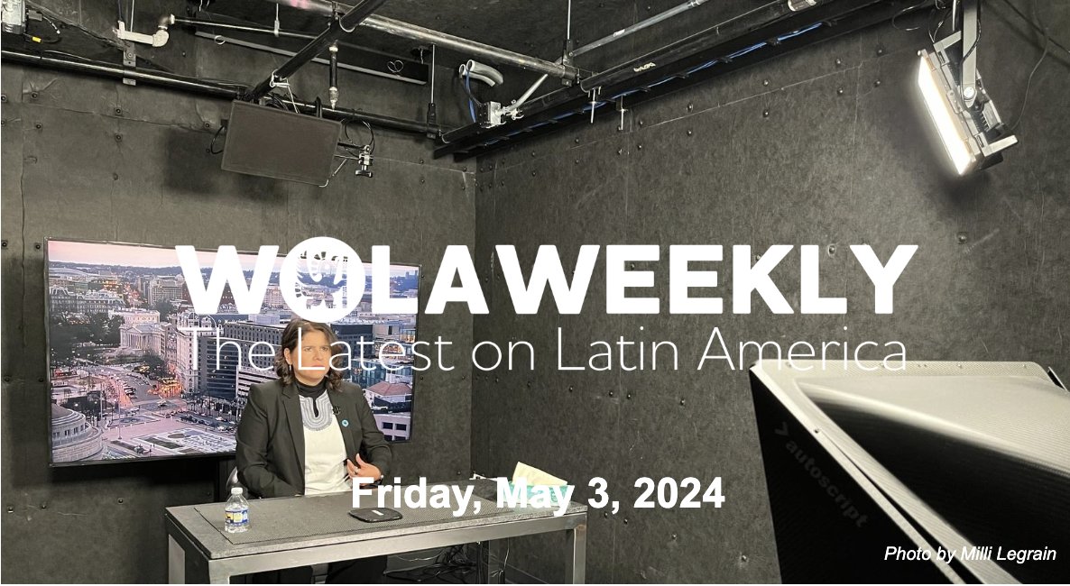 🗞️ Don't miss this week's WOLA Weekly : 🔴Press Freedom Day 🔴Brazilian representatives in D.C 🔴U.S Moves on Marijuana 🔴Voices from Peru & More... prod.cdn.everyaction.com/emails/van/EA/… ✍️ Sign up to receive more updates on Latin America - ow.ly/eMnO50Rwgga