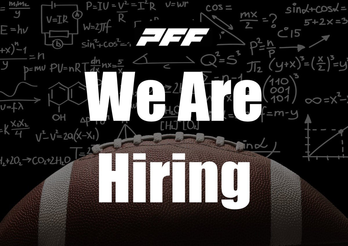Pro Football Focus is seeking Part-time Data Collectors for the 2024/25 NFL and NCAA seasons. If you're passionate about football and have a keen eye for detail, this just might be the perfect opportunity for you! Click on the link below for more information and to apply. Don't…