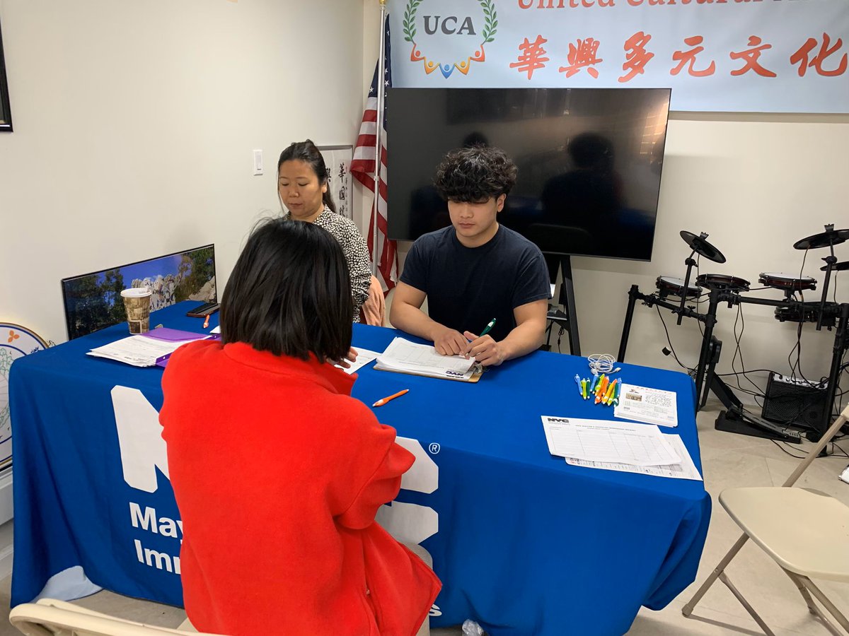 Our team was in #Brooklyn this week. Thanks to our friends at @pcra_nyc & @Uca_inc we successfully connected 70+ AAPI and Chinese-speaking community members sign up for @IDNYC appointments & renewals. We also shared city resources available to all regardless of immigration status