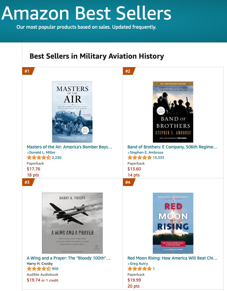 This is Good Company to be in. (there is no space history category)