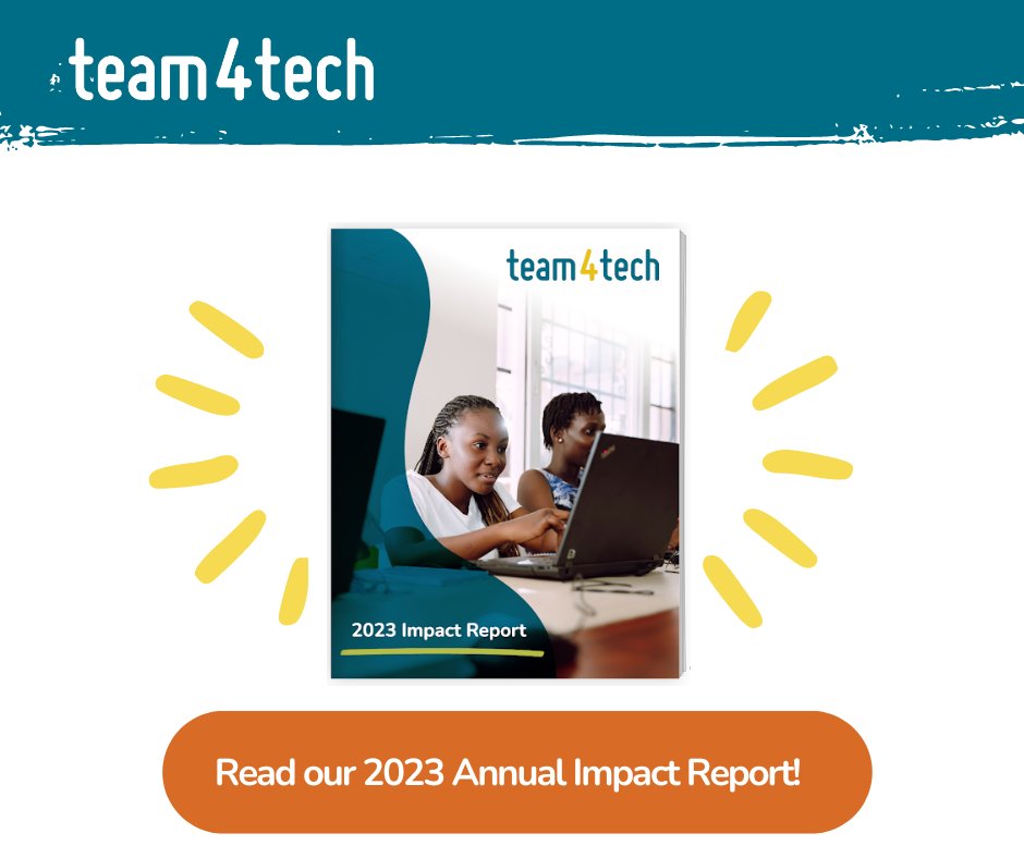We're excited to announce the launch of Team4Tech's 2023 Annual Impact Report! Check it out to learn about how we worked to accelerate impact for education-focused NGOs in 2023: bit.ly/3UMozmR