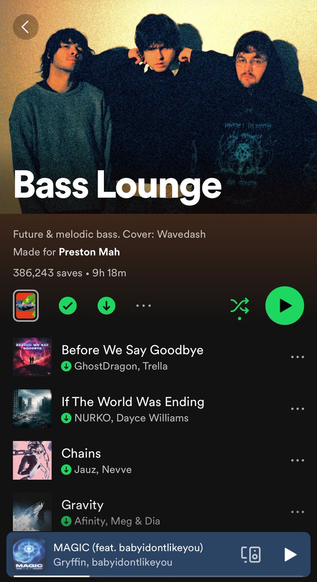 we made it onto bass lounge 🤠

thanks for the support @spotifyartists @Spotify 💜

@TrellaTunes @WaveMusicYT