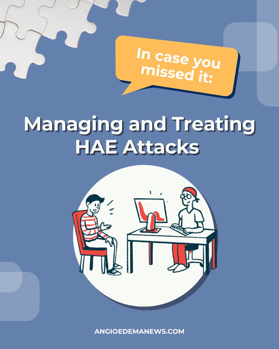 In case you missed it, we explore how to prevent, manage, and treat the swelling attacks characteristic of HAE. See what strategies you may benefit from implementing:  buff.ly/3JHOrd6 

#HereditaryAngioedema #HAE #HAEA #HereditaryAngioedemaAwareness