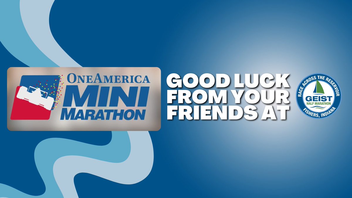Good luck to all tomorrow during the @OneAmerica Mini Marathon! Get registered for your next big race at geisthalf.com. 🏅