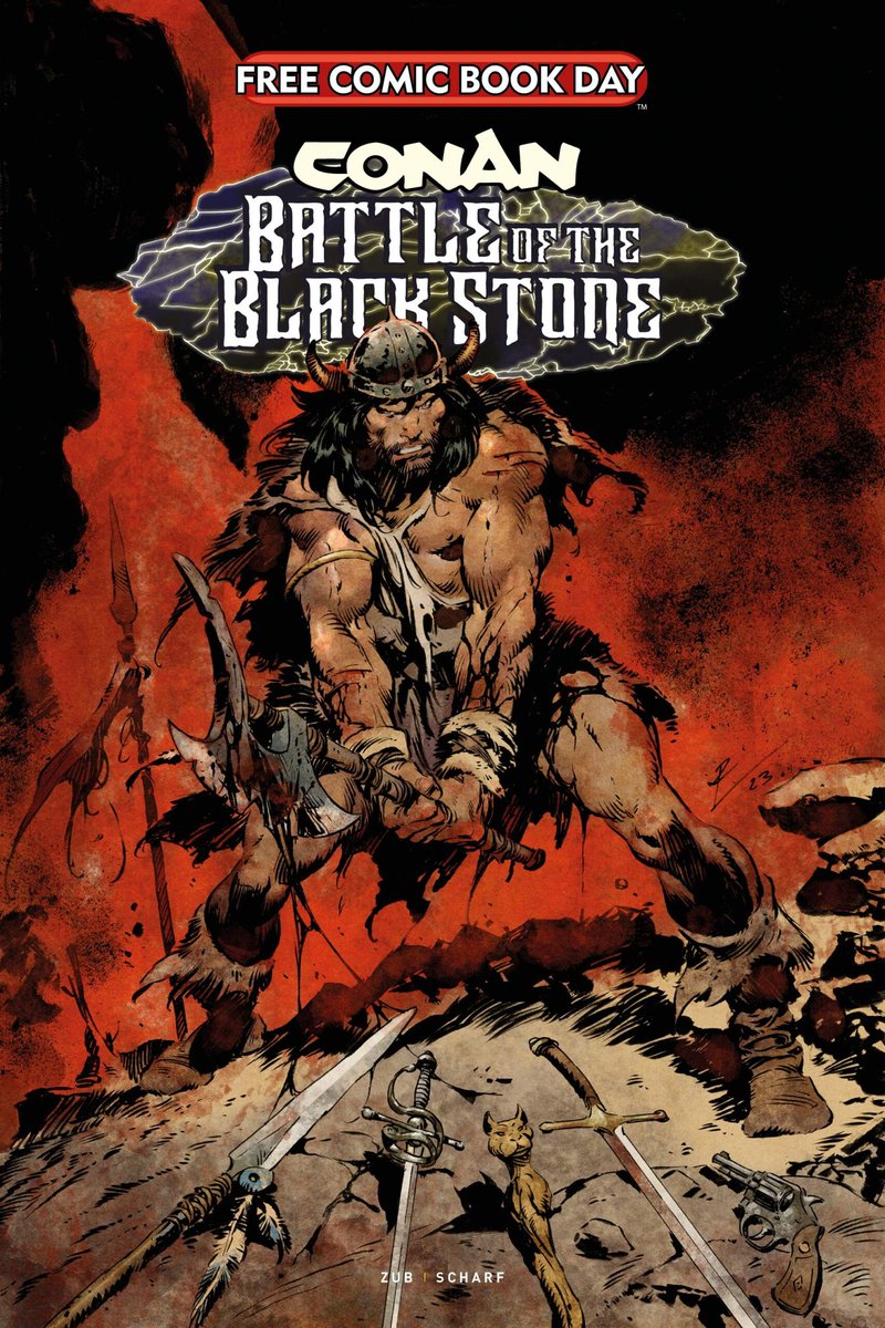 In North America it's still Friday, but here in TOKYO, it's Saturday, May 4th! FREE COMIC BOOK DAY beckons and from 1-3pm I will be signing at Verse Comics, with FREE copies of CONAN: BATTLE OF THE BLACK STONE while supplies last! versecomics.jp