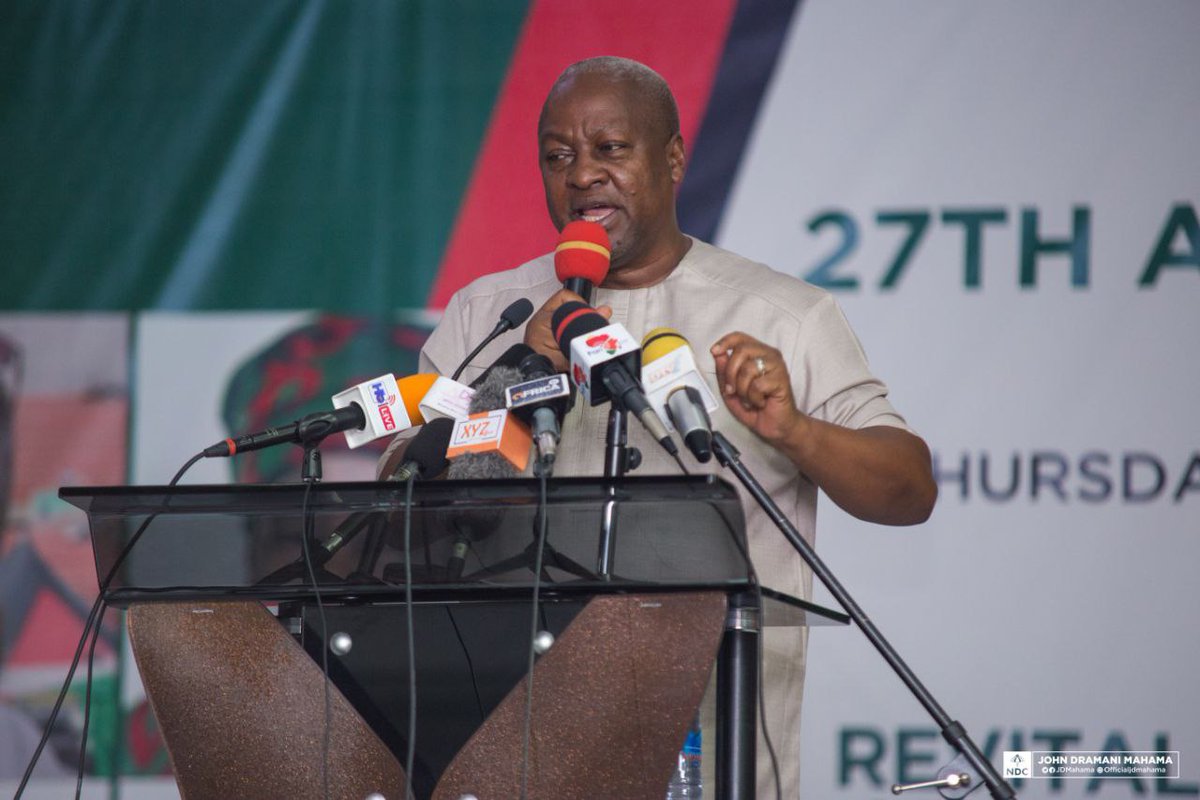 Ensure that the extractive sector operates within a mutually beneficial tax environment for the stability of the exchange rate. #Together4Change2024 #Mahama24HourEconomy #LetsBuildGhanaTogether