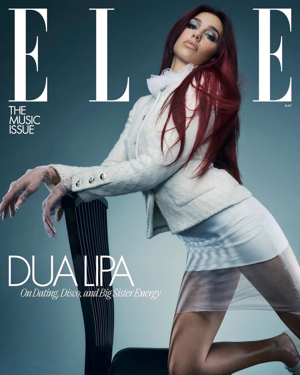 📸 | A new cover version of @DUALIPA for @ELLEmagazine May 2024