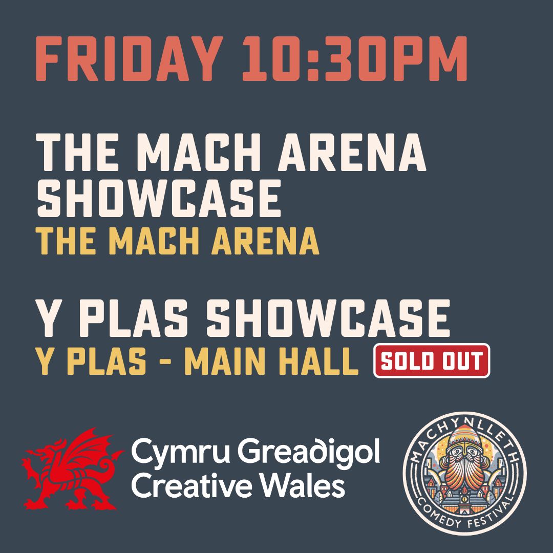 The first evening of Mach draws to a close with one of our favourite parts of the festival each year - the showcases! Thanks to the fantastic people at Creative Wales for sponsoring this year’s showcases! 🎟️: machcomedyfest.co.uk