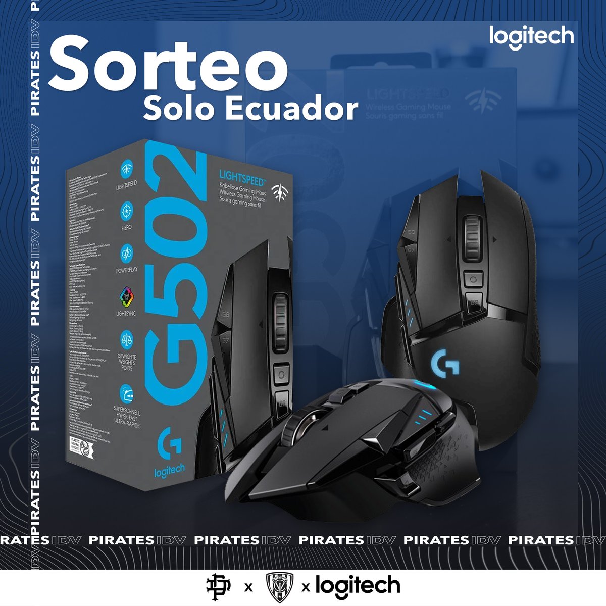 ⭕️SORTEO⭕️

Les traemos tremendo regalito!!!, solo para Ecuador 🇪🇨 

Reglas:

🩷Seguir
🔃Dar RT
✍️Menciona un amigo y en que juego lo usarías para tryhardear! 🕹️

#goIDV #IDVlol🏴‍☠️ #logitech