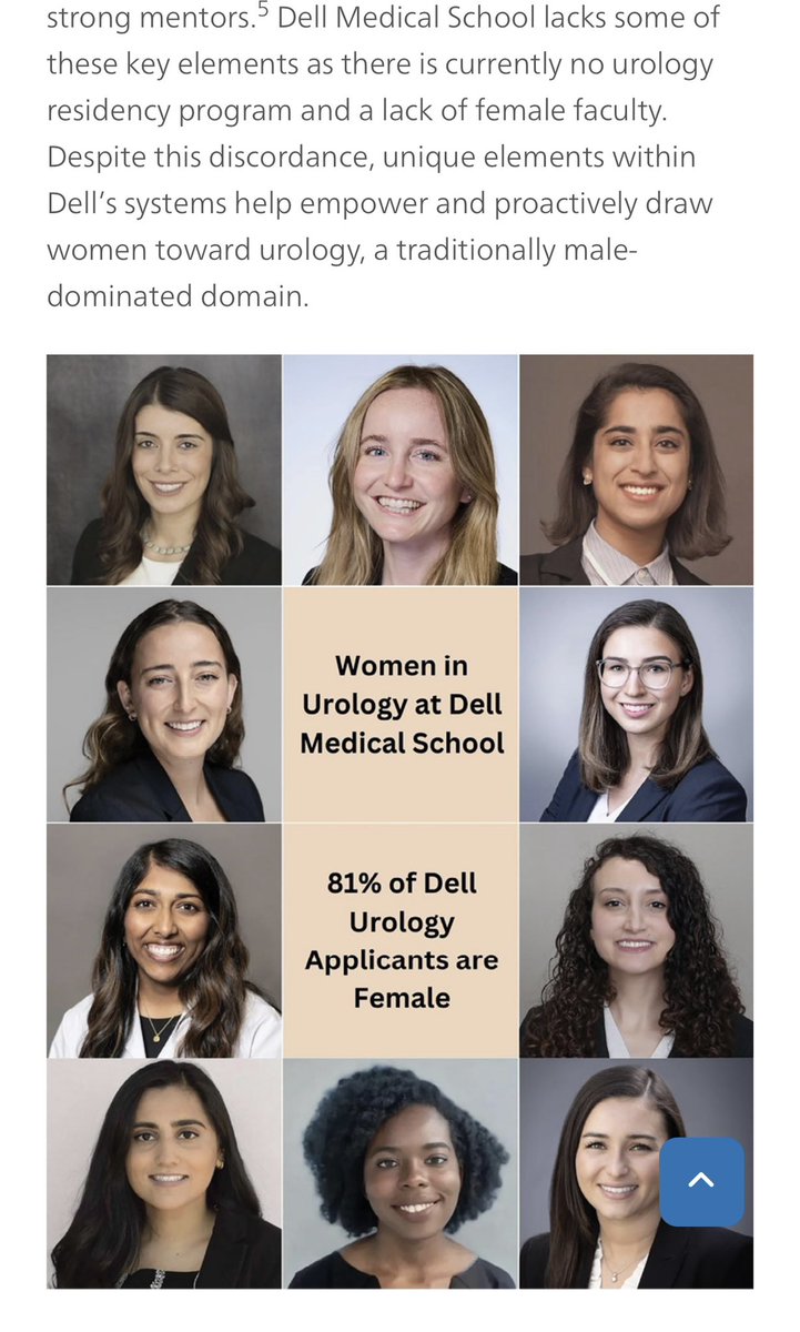 So proud of these @DellMedSchool ladies for paving the future of Urology and pushing boundaries! DIVERSITY Overcoming Gender Disparities in Urology: Dell Med’s Model for Supporting Women Applicants - American Urological Association auanews.net/issues/article…