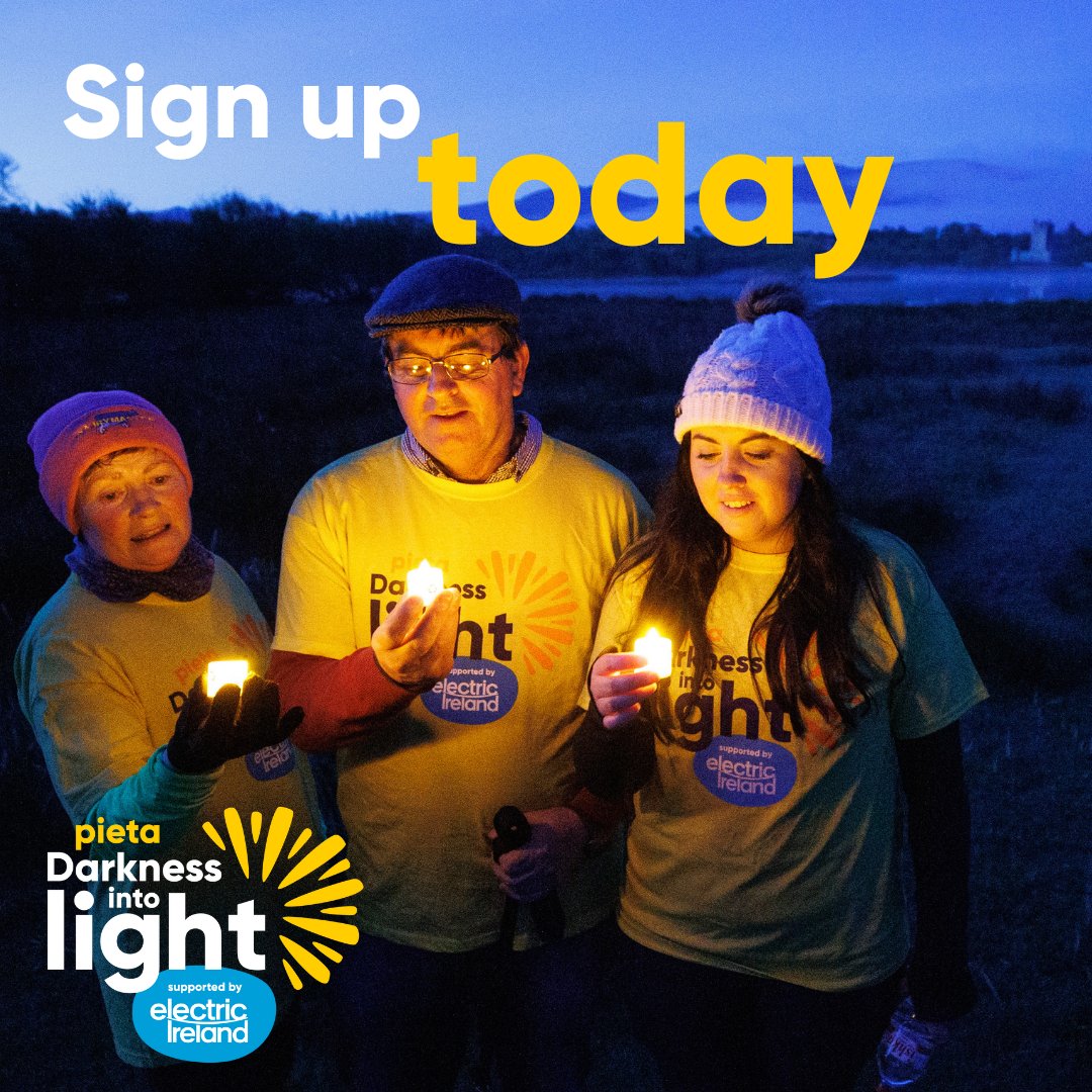 Darkness into Light is just a week away 💛 Join us at 4:15 am as we walk from Darkness into Light on a 5km trail through the Kylemore Estate. Register at darknessintolight.ie #KylemoreAbbey #DIL #DIL2024 #PietaHouse #Together #Charity