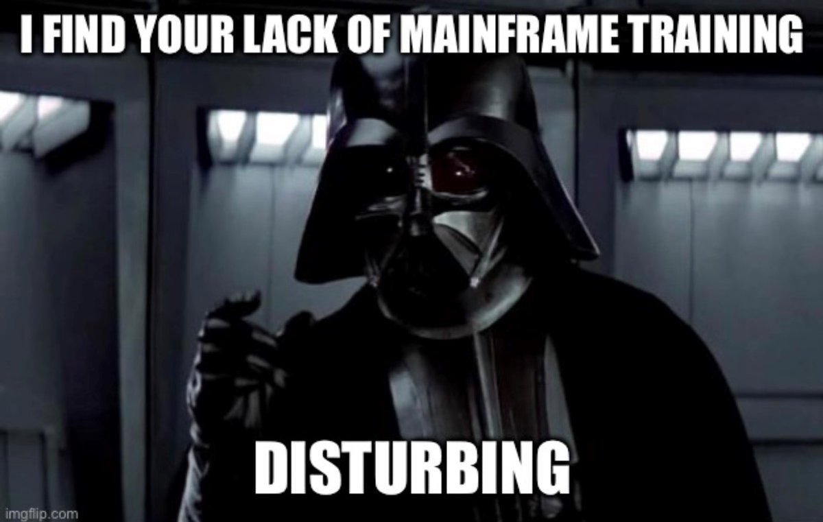 Make sure your mainframe org doesn't disturb THIS guy!
#MayThe4thBeWithYou 

#MayTheFourthBeWithYou #IBMZ #mainframe #training #StarWarsDay #mainframeskills
interskill.com