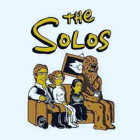 #MayTheFourth be with you! #MayThe4th #StarWarsDay #HanSolo #PrincessLeia #Chewbacca #KyloRen #BenSolo #TheSimpsons #SimpsonsMemes