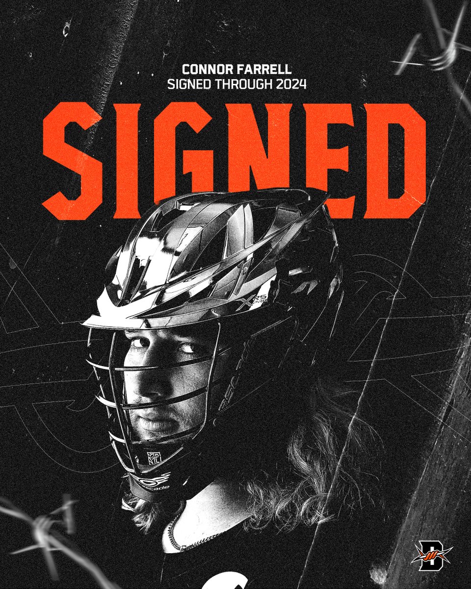 He's Back 😈

We’ve signed Faceoff Specialist Connor Farrell through the 2024 season 🤠