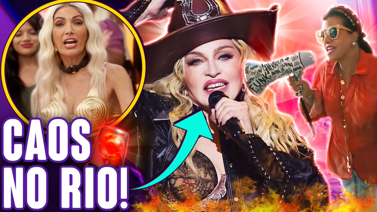 VÍDEO NOVO!🔴 Madonna está no Brasil pra fazer um show grátis e tá cheio de polêmica e reclamações, incluindo os fãs barulhentos e o calor!🔥😂 Vem fofocar sobre tudo isso com a gente em: youtu.be/aG2aLnLYIF4 🍍#VirouFesta