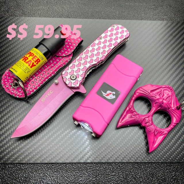 Here's a Self-Defence set in pink, also have set in Black which comes with Baton Check it out at: survivetomorrowbypreparingtoday.com/products/view/…
Black: $89.95
survivetomorrowbypreparingtoday.com/products/view/…

#flashlight #edc #everydaycarry #edcgear #flashlights #tactical #light #edcflashlight #ledflashlight #camping