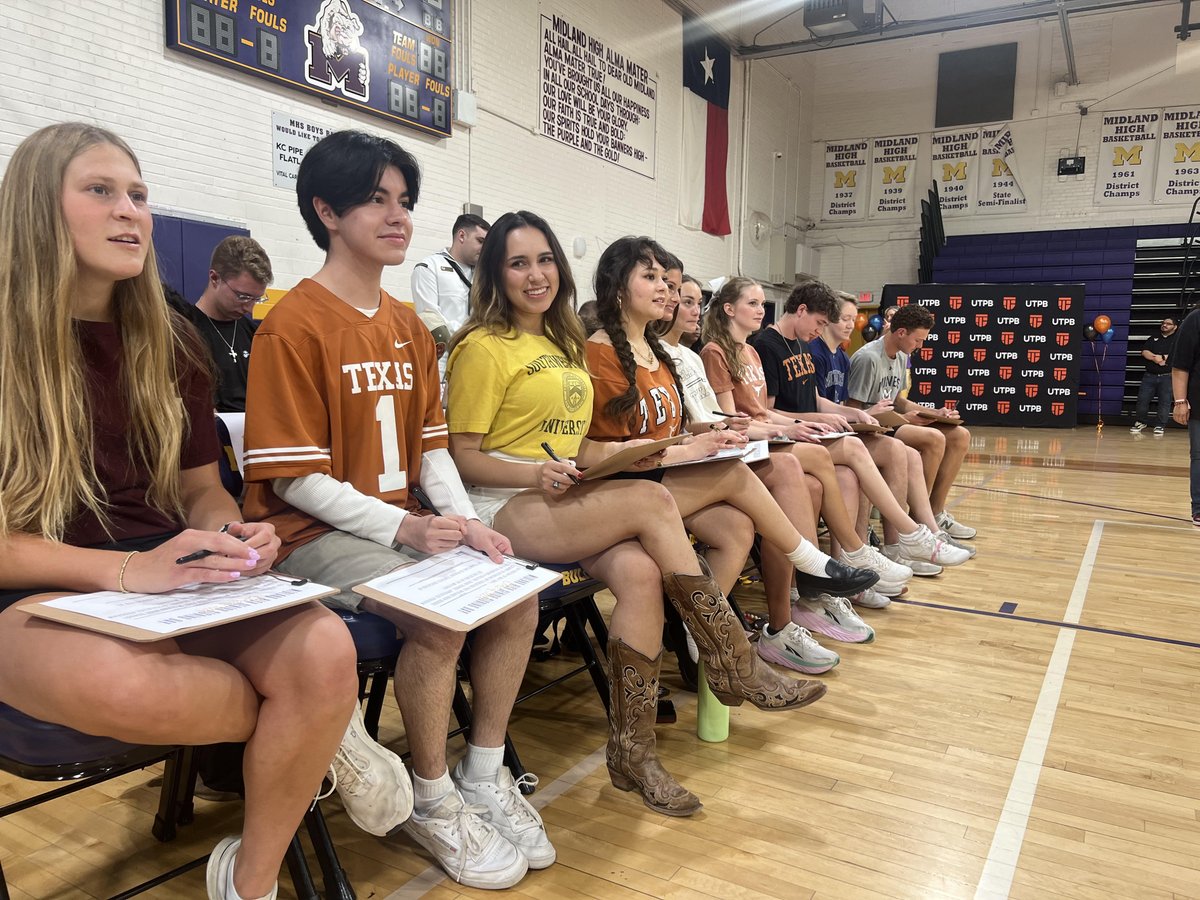 'Oh the places they'll go!!' The class of 2024 from MHS and LHS are headed to 64 colleges across 23 states from coast to coast! They celebrated today with huge pep rallies for Academic Signing Day! Good luck to all - we know you will represent us well wherever you go! #MISDProud