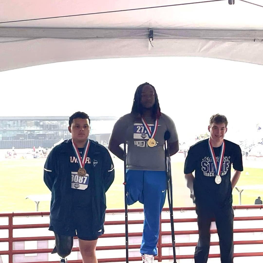 Congrats to Jaxson Hubble for winning the silver medal at the state track meet in the seated shot put!  Jaxson PR’ed by over 6 inches and this is the 3rd year in a row he has medaled at the state track meet.  Great job Jaxson!!
#FEEDTHECATS