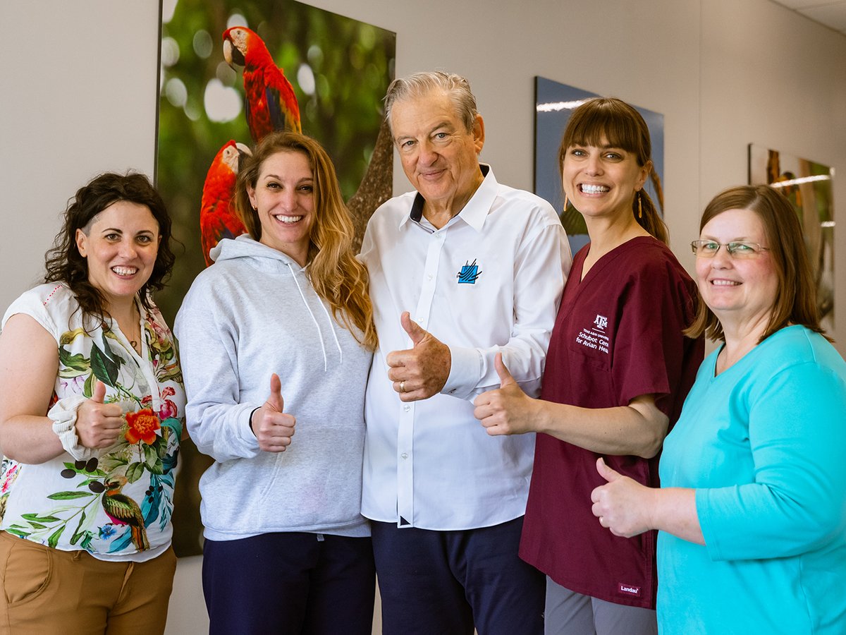 The Texas A&M Schubot Center for Avian Health (@SchubotCenter) has received a $250,000 donation from Harrison's Bird Foods to advance avian health research, with a focus on nutrition. #TAMUVetMed More: vetmed.tamu.edu/news/homepage/…