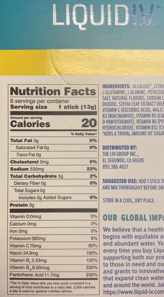 mellowedcake's tweet photo. got sugar free electrolytes but couldn’t find any zero calorie ones https://t.co/i9JwlPE5tH