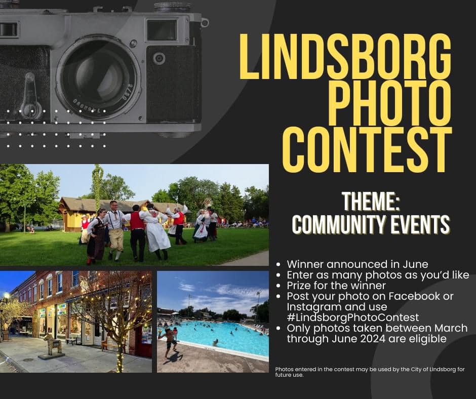 Another busy #Lindsborg weekend = another chance to take an award winning photo! #𝐋𝐢𝐧𝐝𝐬𝐛𝐨𝐫𝐠𝐏𝐡𝐨𝐭𝐨𝐂𝐨𝐧𝐭𝐞𝐬𝐭 The judge will be Taton Tubbs, a self-taught photographer residing in Lindsborg. Let's go, Lindsborg! Let's see those community events through your eyes!