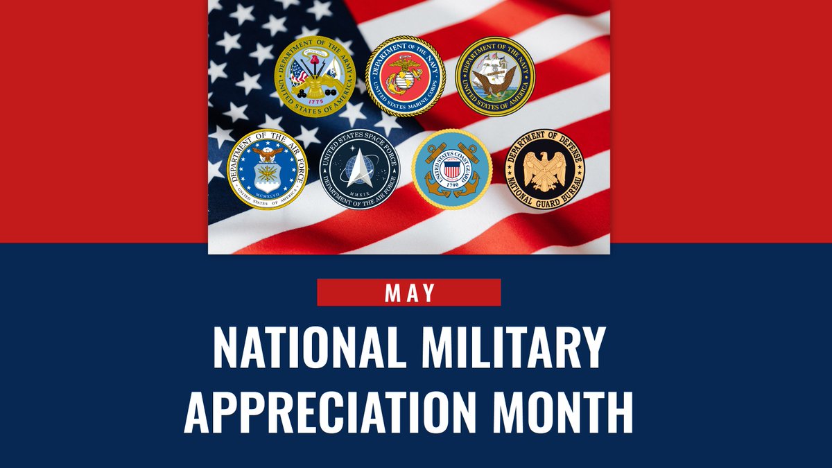 May is #MilitaryAppreciationMonth. Please take a moment to remember, honor, and support all Service Members. There is no better time to show your gratitude for the selfless service and sacrifice of our severely injured Veterans.