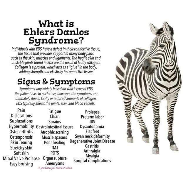 #EDSAwarenessMonth  #EDS #EhlersDanlosSyndrome my comorbidities related to EDS are: #gastroparesis #dystonia #BrainAVM #PreTermLabor #TrideminalNeuralgia #MCAS #dysphagia #auditoryprocessingdisorder #NEIS #ChronicIllness #ChronicPain etc etc etc